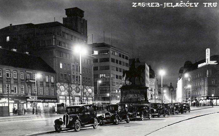 Trg bana Jelačića 1936. godine